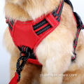Arnês de cães reflexivos de nylon ajustável personalizado